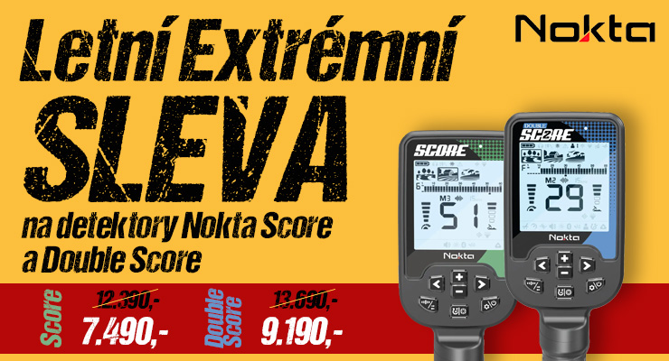 Neuer Nokta Score 3 Detektor und extremer Sommerrabatt auf Score und Score 2 Detektoren